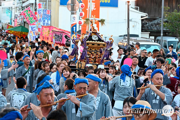 〈八重垣神社祇園祭〉女神輿連合渡御：横町区 @2024.08.04