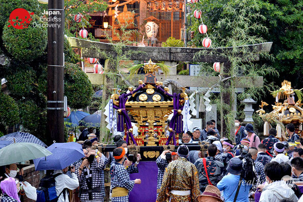 〈八重垣神社祇園祭〉神社神輿発御：萬町区 @2022.08.04