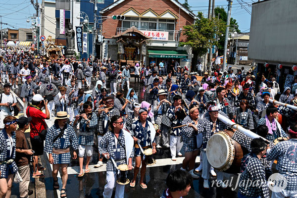 〈八重垣神社祇園祭〉十町神輿連合渡御：萬町区 @2024.08.05