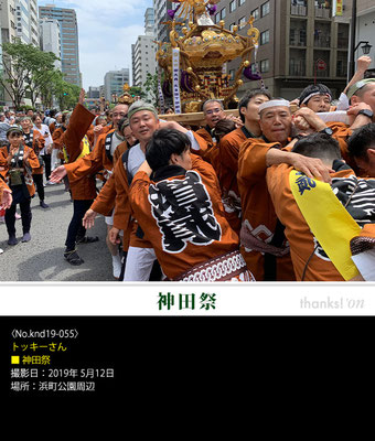 トッキーさん：神田祭 ,2019年5月12日,浜町公園周辺