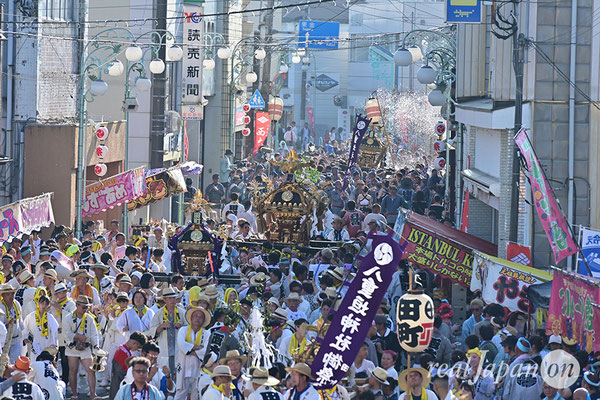 〈八重垣神社祇園祭〉十町神輿連合渡御：田町区 2025.08.05