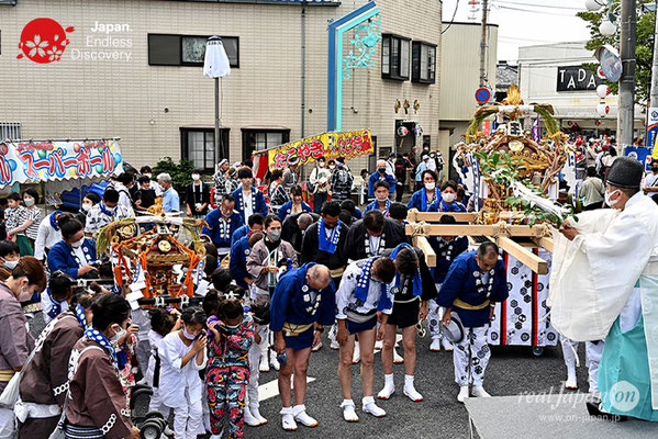 〈八重垣神社祇園祭〉神輿連合渡御：東本町区 @2022.08.05