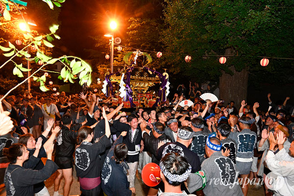〈八重垣神社祇園祭〉神輿環御宮入：上出羽区 @2024.08.05