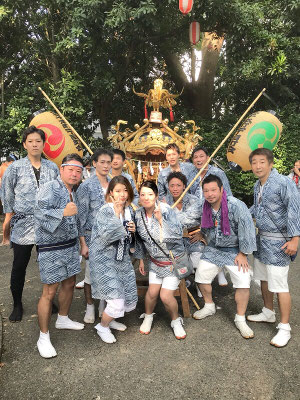 〈GP-18004〉 浦安當穆 坂本真実さん：王子神社例大祭・2018年8月5日
