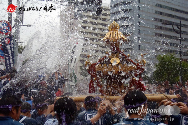 〈富岡八幡宮例大祭〉神輿連合渡御　特別参加: 奥州平泉 ＠2012.08.12