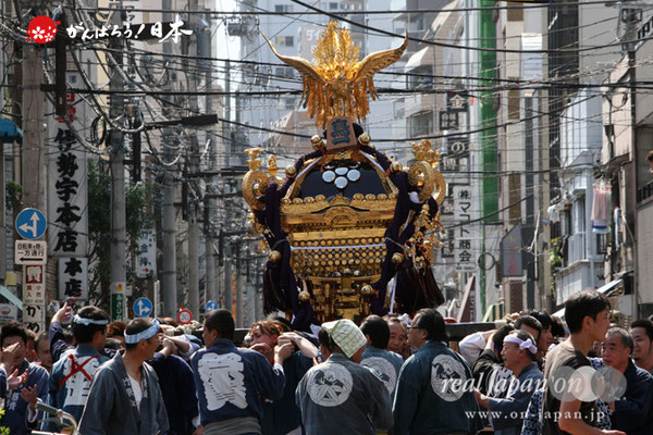 〈鳥越祭〉鳥越一丁目町会・神輿渡御 ＠2009.06.07