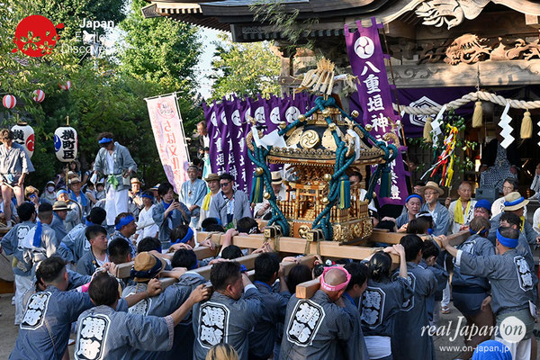〈八重垣神社祇園祭〉神輿宮入渡御：横町区 @2023.08.05