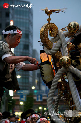 〈鳥越祭〉本社神輿【火入れ式/整備】 ＠2012.06.10