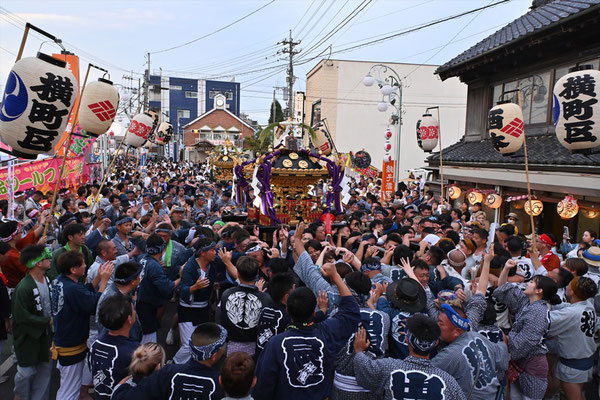 〈八重垣神社祇園祭〉神輿環御：上出羽区 @2024.08.05