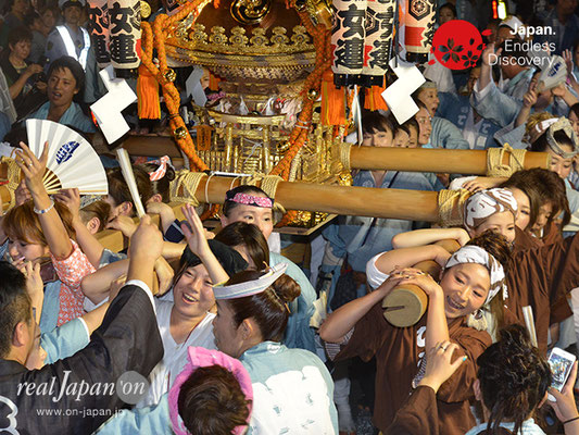 〈八重垣神社祇園祭〉女神輿連合渡御：上出羽町区 @2017.08.04 YEGK17_012