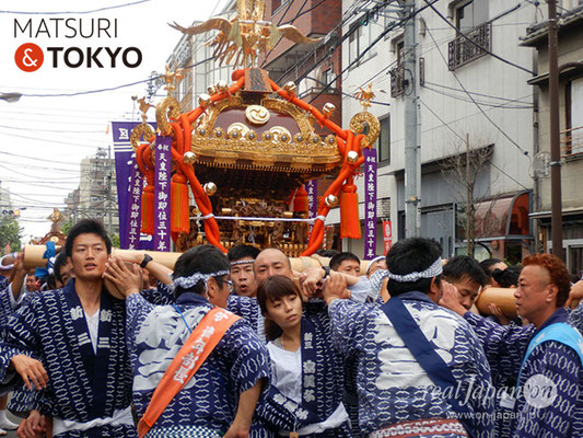 〈深川神明宮例大祭〉神輿連合渡御　十二番: 新大橋三丁目 ＠2018.08.12　fkg18_011