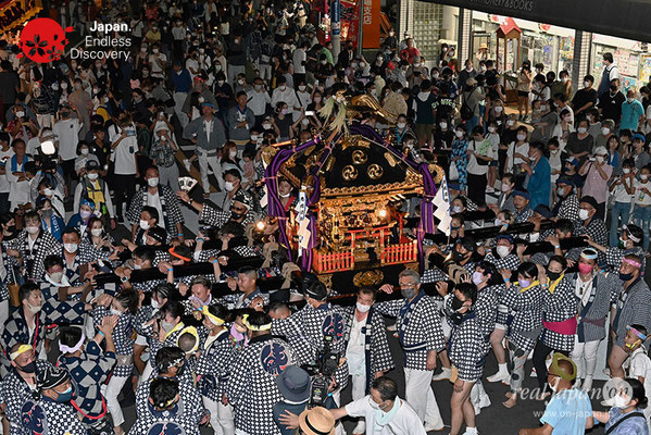 〈八重垣神社祇園祭〉神社神輿還御：萬町区 @2022.08.05