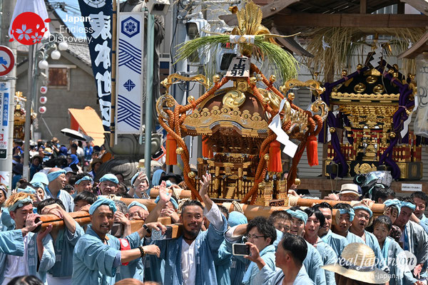 〈八重垣神社祇園祭〉十町神輿連合渡御：下出羽区 @2023.08.05