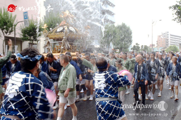 〈富岡八幡宮例大祭〉神輿連合渡御　四十七番: 三好三四 ＠2014.08.17