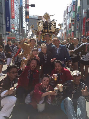 〈GP-17004〉 眞正會さん：赤羽馬鹿祭り・2017年4月30日・ 赤羽