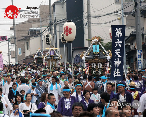 2017年度「浜降祭」十間坂 第六天神社／新町 厳島神社／中海岸  中海岸神社　2017年7月17日 HMO17_004