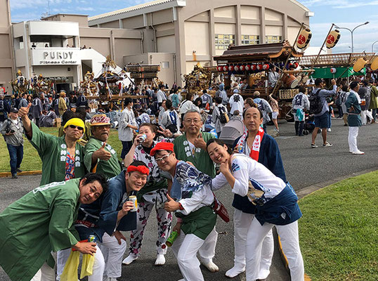 〈GP-19008〉 圭さん：よこすかみこしパレード・2019年10月20日・コメント：大好きな仲間達と記念の一枚