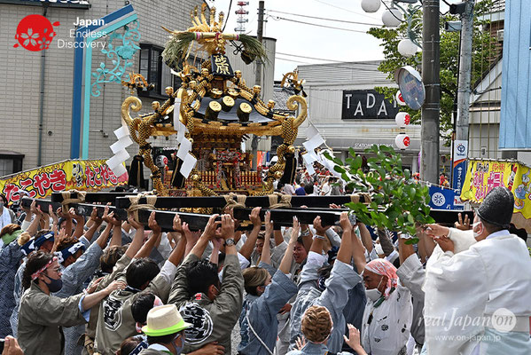 〈八重垣神社祇園祭〉神輿連合渡御：砂原区 @2022.08.05