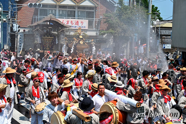 〈八重垣神社祇園祭〉十町神輿連合渡御：西本町区 @2024.08.05