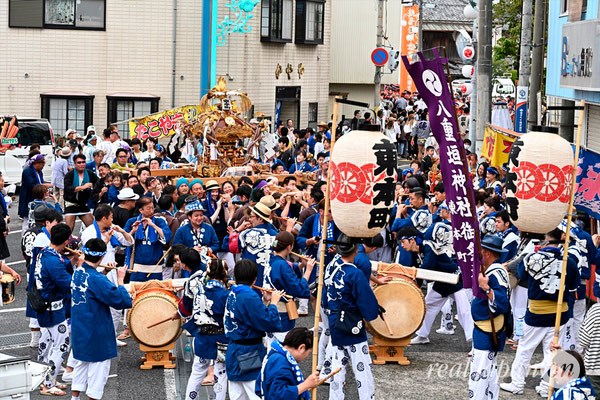 〈八重垣神社祇園祭〉十町神輿連合宮入渡御：東本町区 @2024.08.05