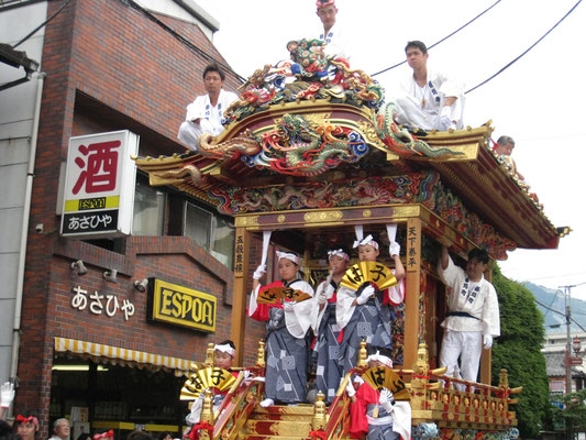 〈No.25008〉和正さん<br>秩父川瀬祭<br>秩父市街地(埼玉県秩父市)<br>開催日(＊過去撮影)：2009年7月19日<br>秩父夜祭と違って、子供たちが主役です。夏本番を告げるお祭りです。