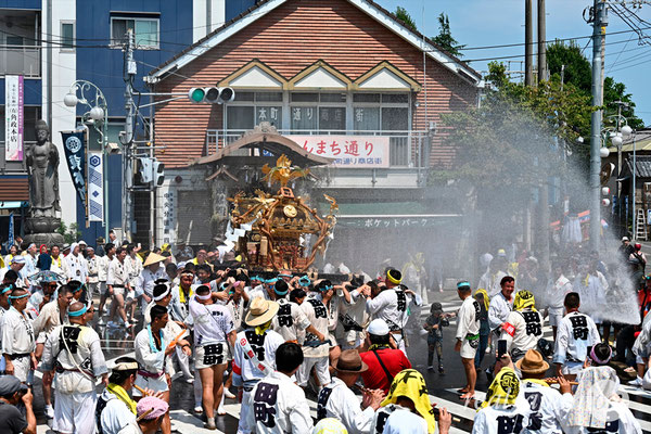 〈八重垣神社祇園祭〉十町神輿連合渡御：田町区 @2024.08.05