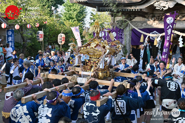 〈八重垣神社祇園祭〉神輿宮入渡御：東本町区 @2023.08.05