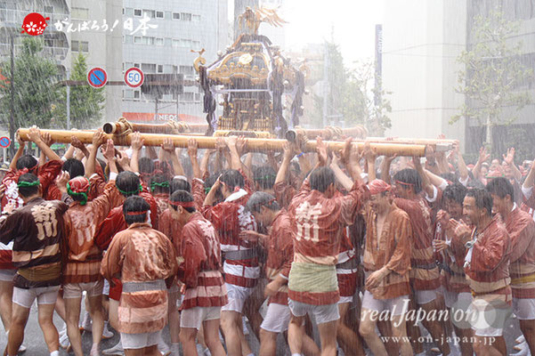 〈富岡八幡宮例大祭〉神輿連合渡御　十九番: 新川霊一 ＠2014.08.17