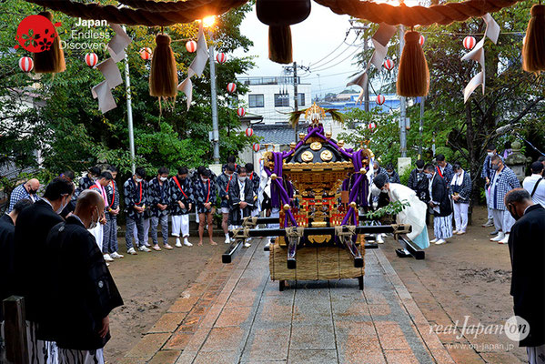 〈八重垣神社祇園祭〉神社神輿発御：萬町区 @2022.08.04
