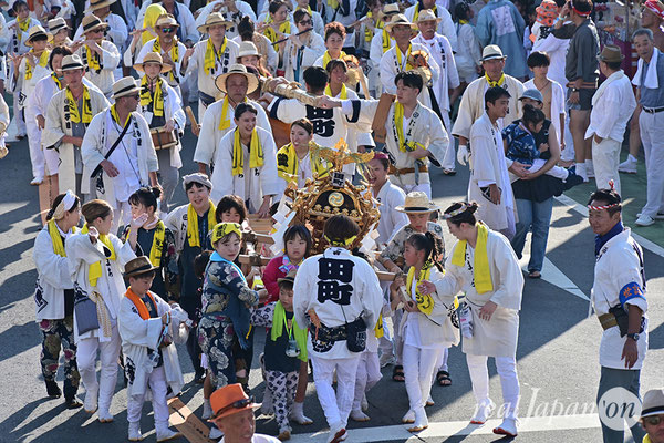 〈八重垣神社祇園祭〉十町神輿連合渡御：田町区 2025.08.05