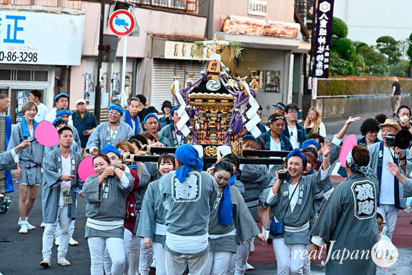 〈八重垣神社祇園祭〉女神輿連合渡御：横町区 @2024.08.04