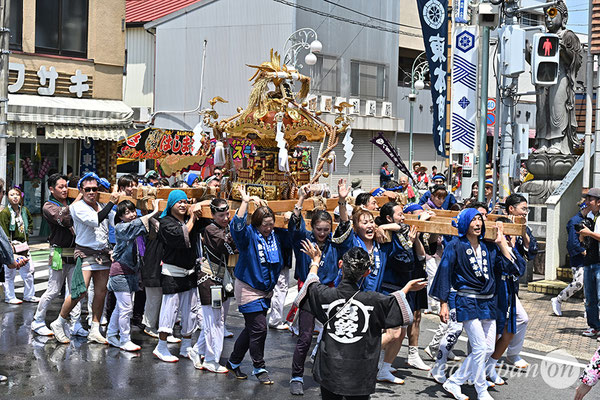 〈八重垣神社祇園祭〉十町神輿連合渡御：東本町区 2025.08.05