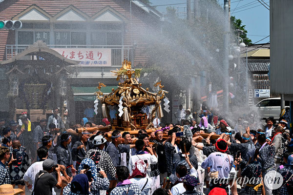 〈八重垣神社祇園祭〉十町神輿連合渡御：萬町区 @2024.08.05