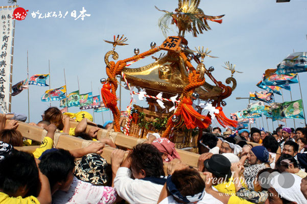 〈羽田まつり・各町神輿連合渡御〉下仲 町会