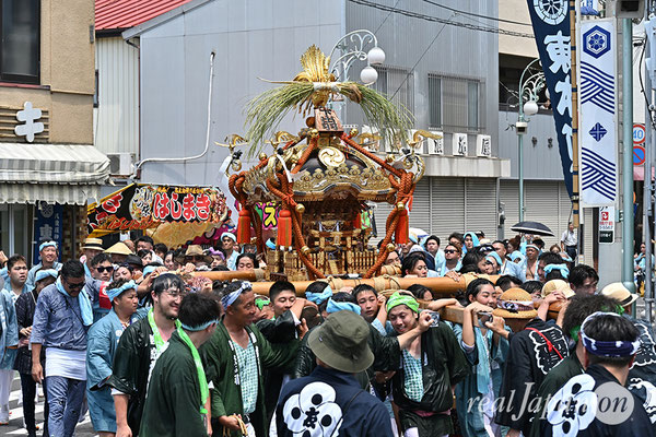 〈八重垣神社祇園祭〉十町神輿連合渡御：下出羽区 2025.08.05