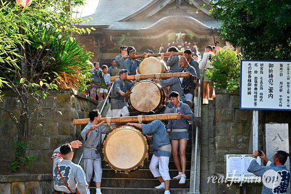 〈八重垣神社祇園祭〉神社神輿発御：上出羽区 @2024.08.04