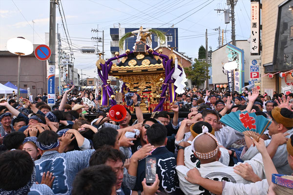 〈八重垣神社祇園祭〉神輿環御：上出羽区 @2024.08.05