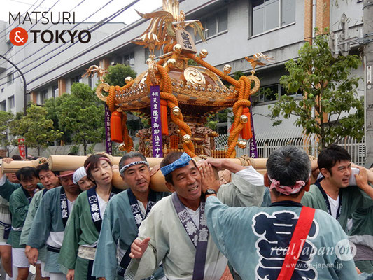 〈深川神明宮例大祭〉神輿連合渡御　宮元: 森下一丁目 ＠2018.08.12　fkg18_002