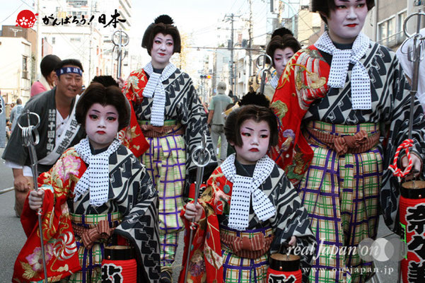 素盞雄神社・天王祭〈本社大神輿巡行・手古舞〉 ＠2012.06.03