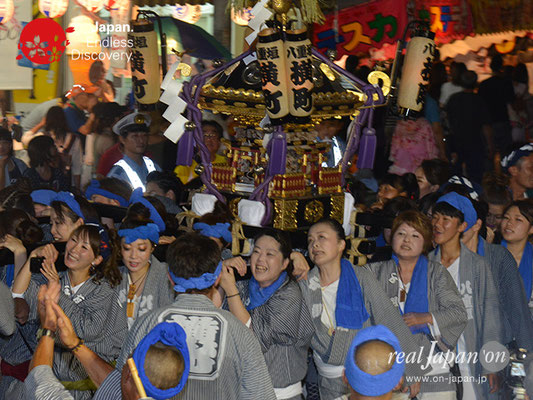 〈八重垣神社祇園祭〉女神輿連合渡御：横町区 @2017.08.04 YEGK17_015