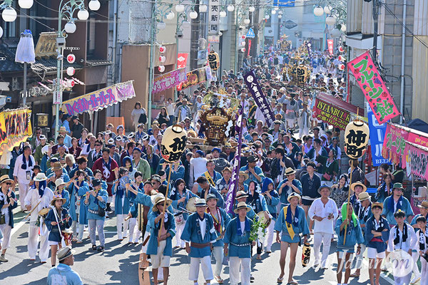 〈八重垣神社祇園祭〉十町神輿連合渡御：仲町区 2025.08.05