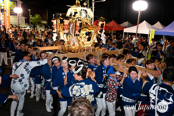 〈八重垣神社祇園祭〉女神輿連合渡御：東本町区 @2024.08.04