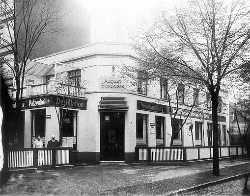 Erikastraße Ecke Geschwister-Scholl-Straße Gasthaus Borchers