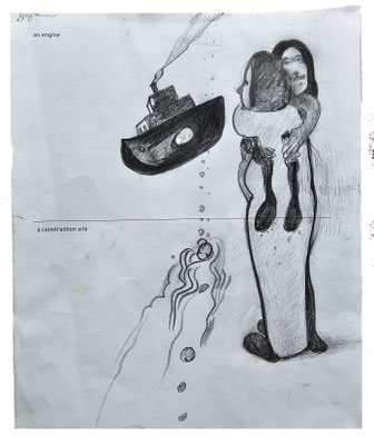 Bleistift auf Papier 23 x 19 cm - 600 Sfr.