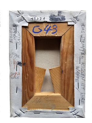 Verso - Öl auf Leinwand 21 x 15 cm