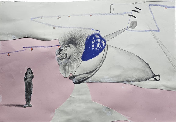 Mischtechnik 35 x 50 cm - 900 Sfr.