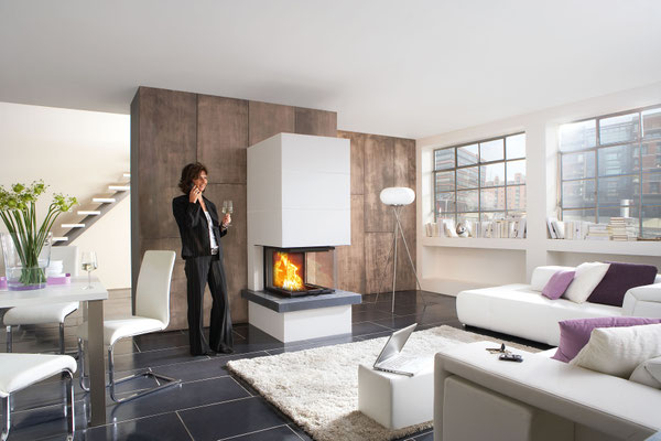 Kamin Camina S14 mit Bankplatte Stahl uvP € 12102,00 zzgl. Montage/Zubehör