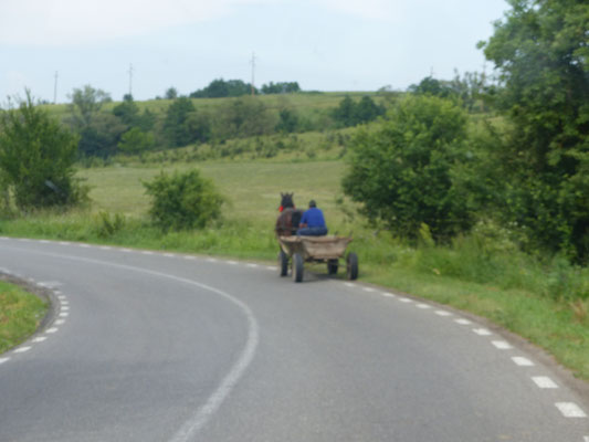 Un des moyen de transport très fréquent en Roumanie