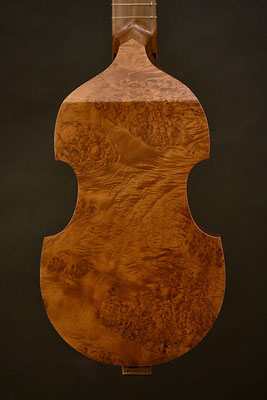 Colichon dessus de viole, burl maple back - violworks