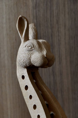 hare, 3/4 front view 2 - violworks